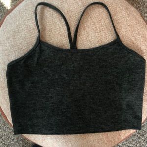 aerie Offline Hugger Longline Racerback Bra- Hunter Green M